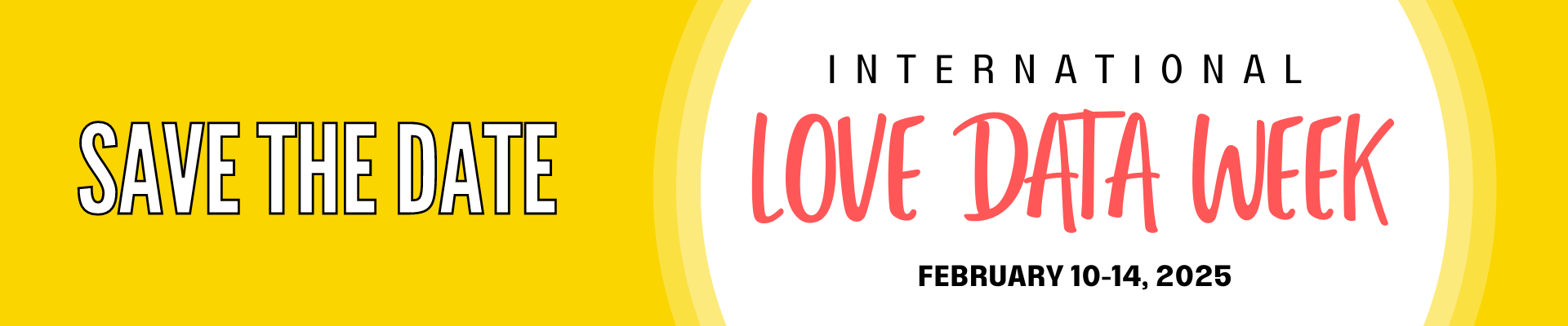 love data week save the date banner